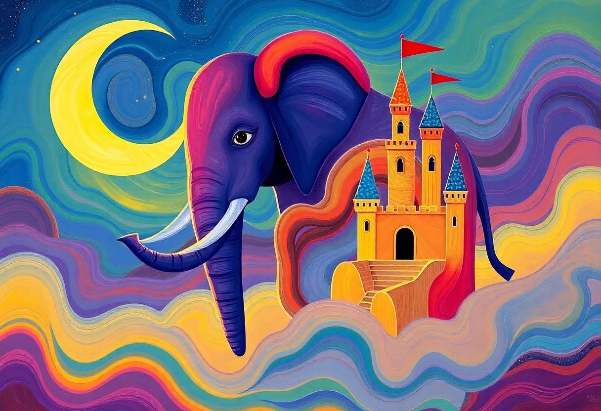 Building a⁢ Castle from Swirling⁣ Shades​ and Patterns