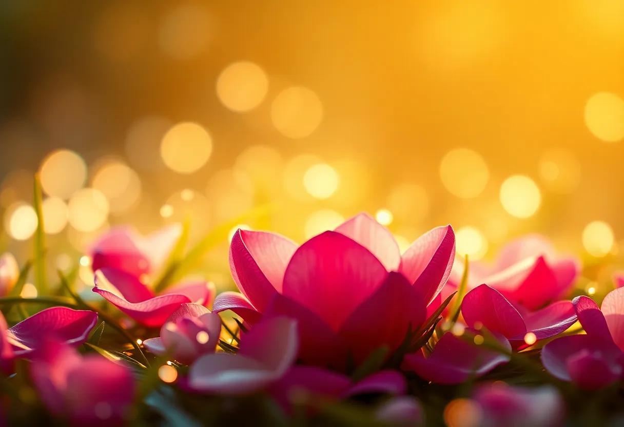 The magical Glow of Morning Dew