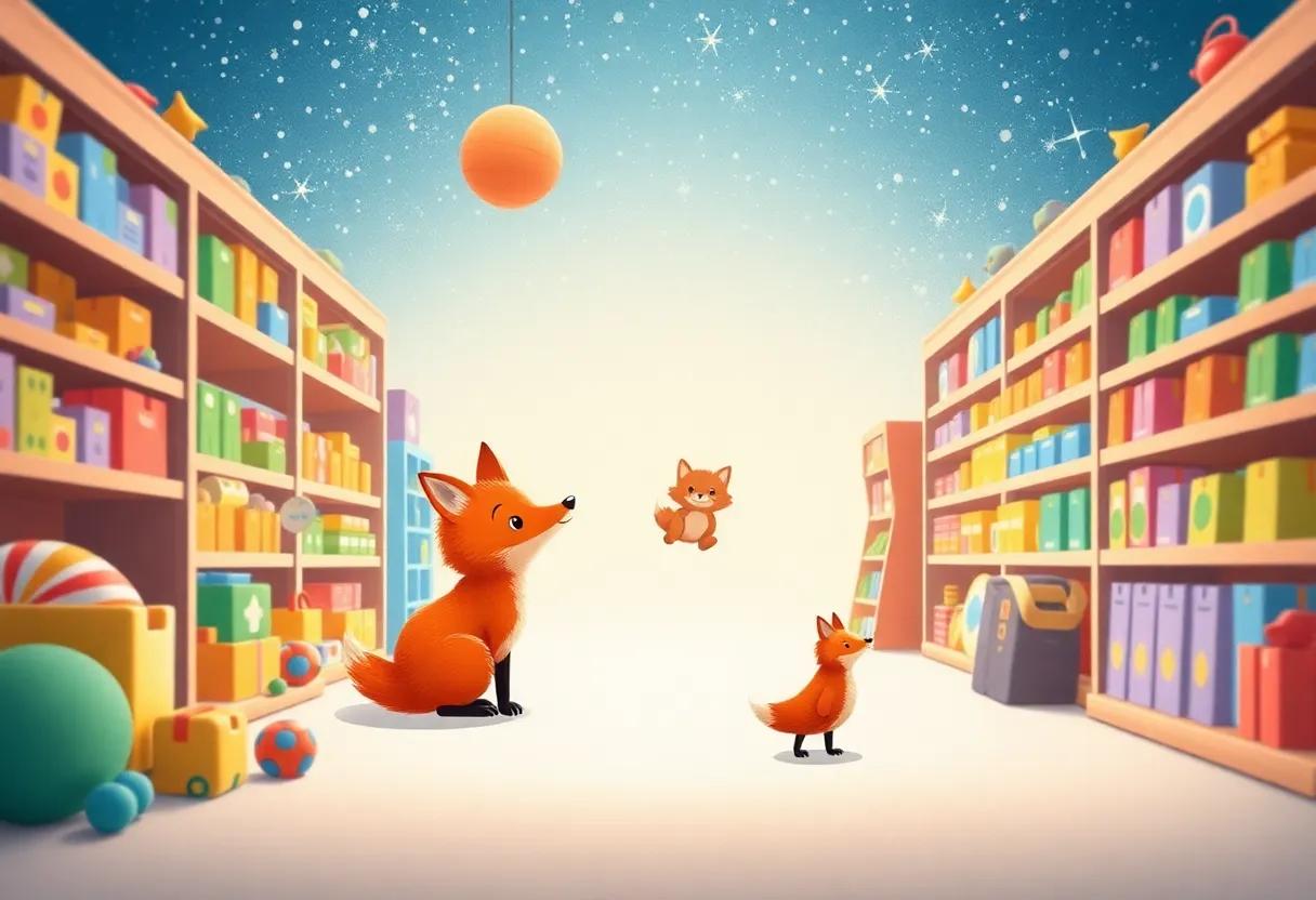The⁢ Fox's sparkling ⁣Workshop Filled with Magical Toys