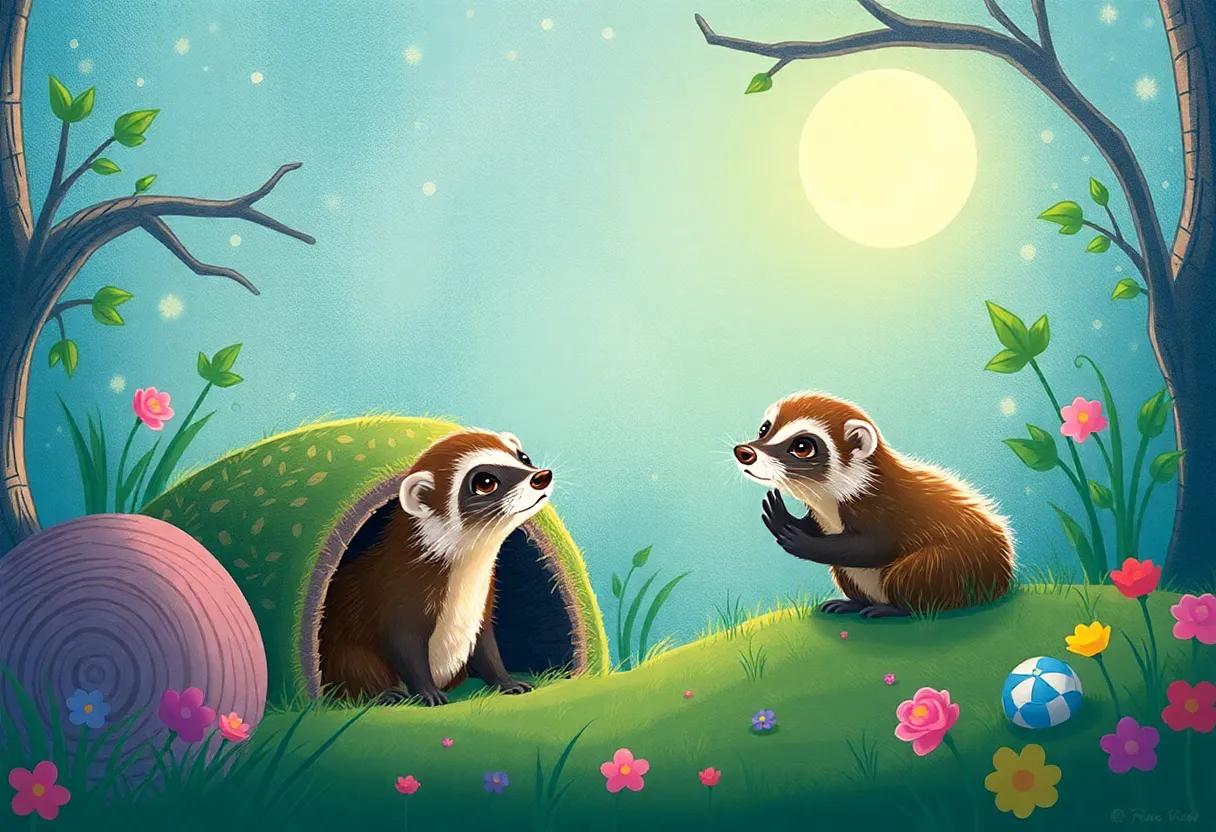 Freddie Ferret ​Prepares‌ for the Magical Night