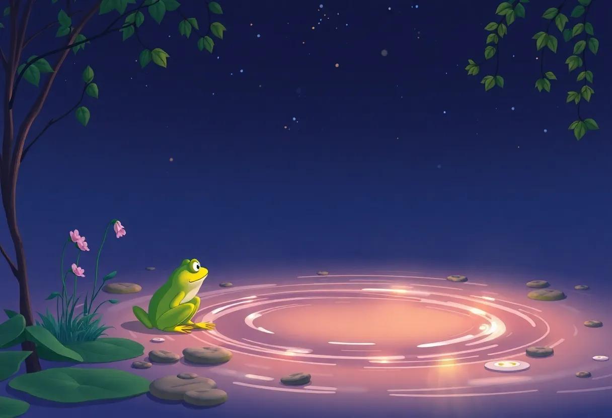 Freddie Frog's Enchanted Evening by the Shimmering pond