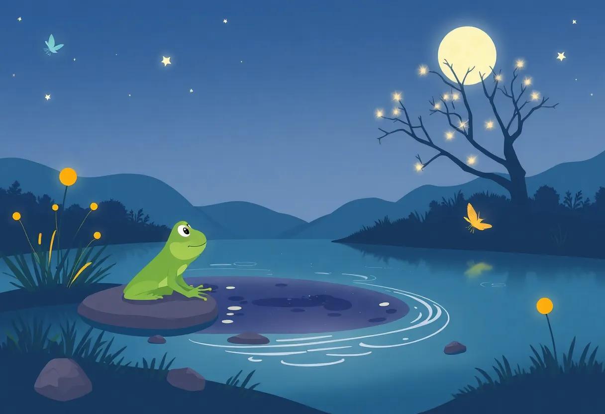 A Moonlit Meeting with the Firefly Friends