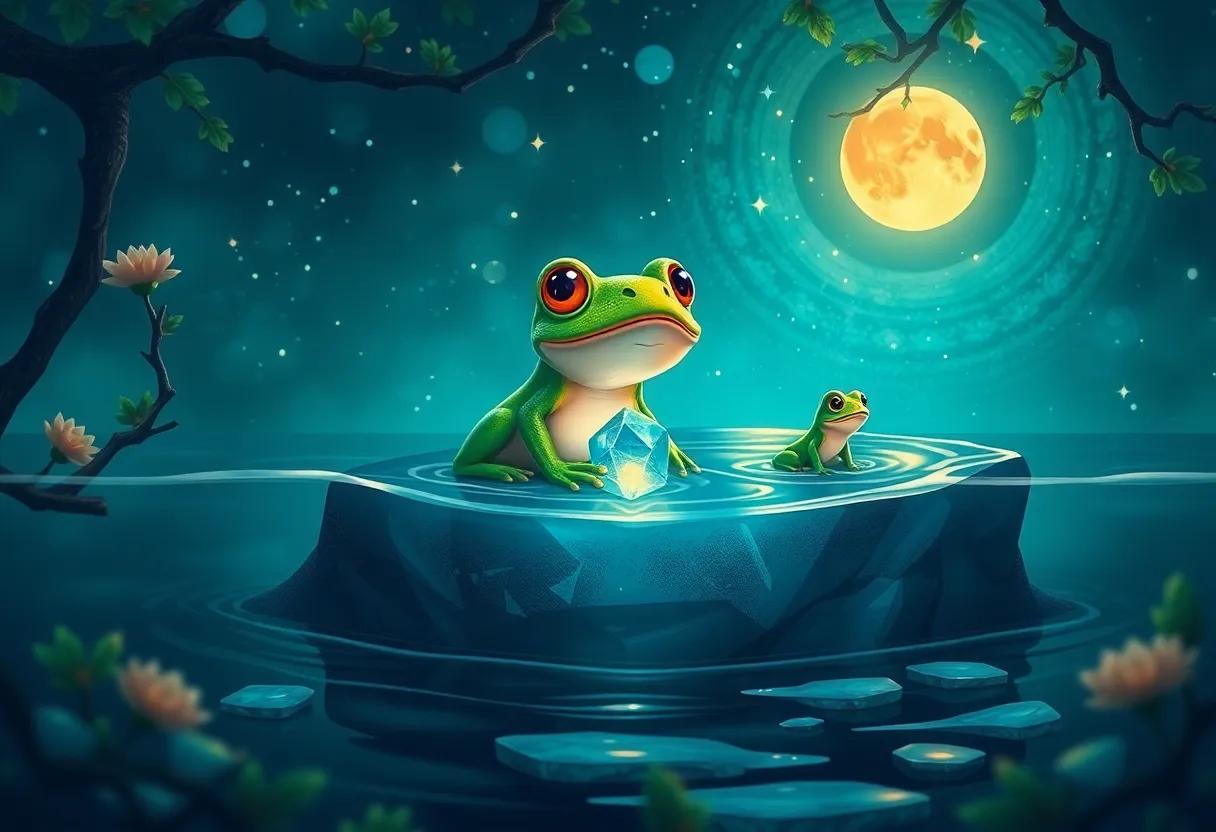 The Frog's ‌Unexpected Discovery ⁣at Twilight