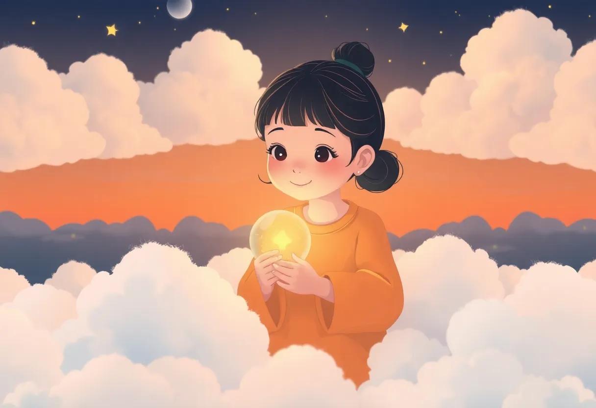 The Girl's Wish That ‍Painted the‍ Evening Glow