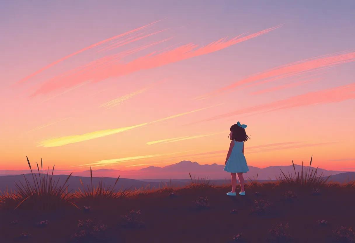 Bringing Life to the Dull Horizon with Strokes of Gold and Pink