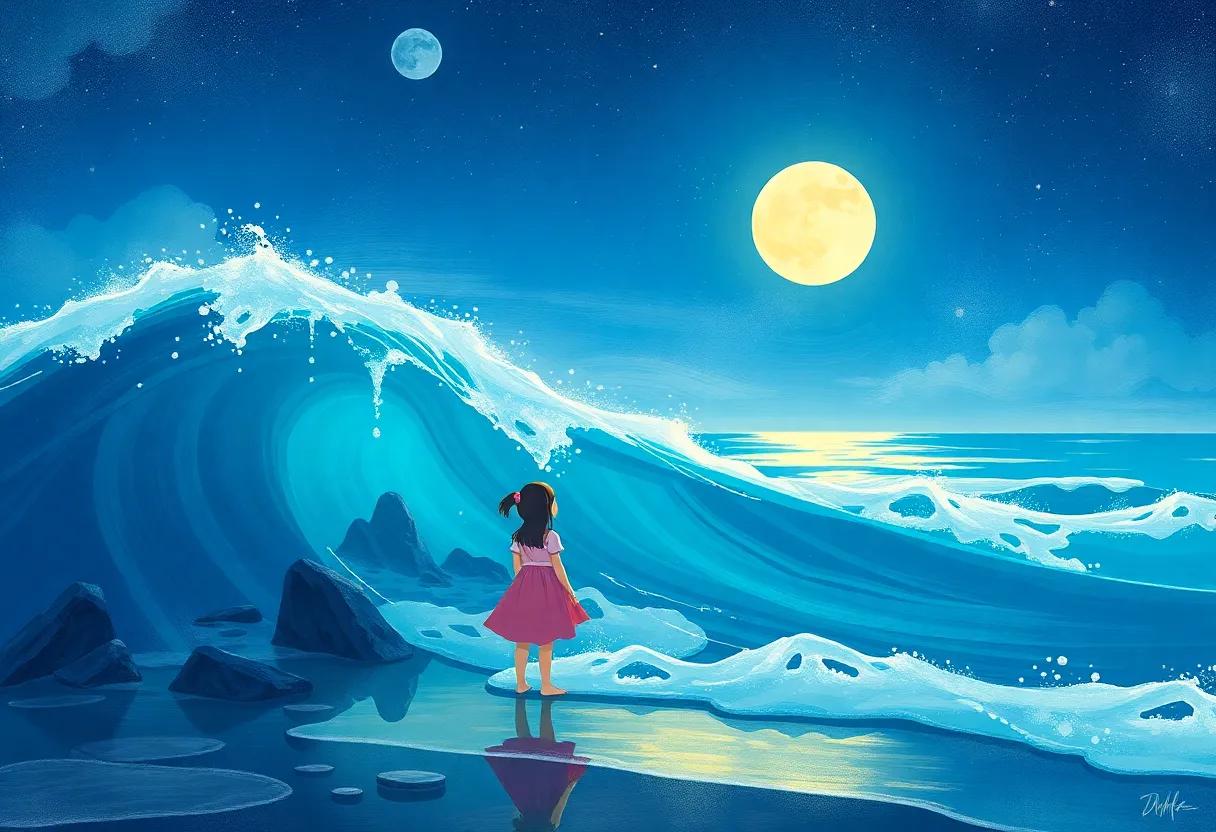 Brushstrokes That Called to the Moonlight