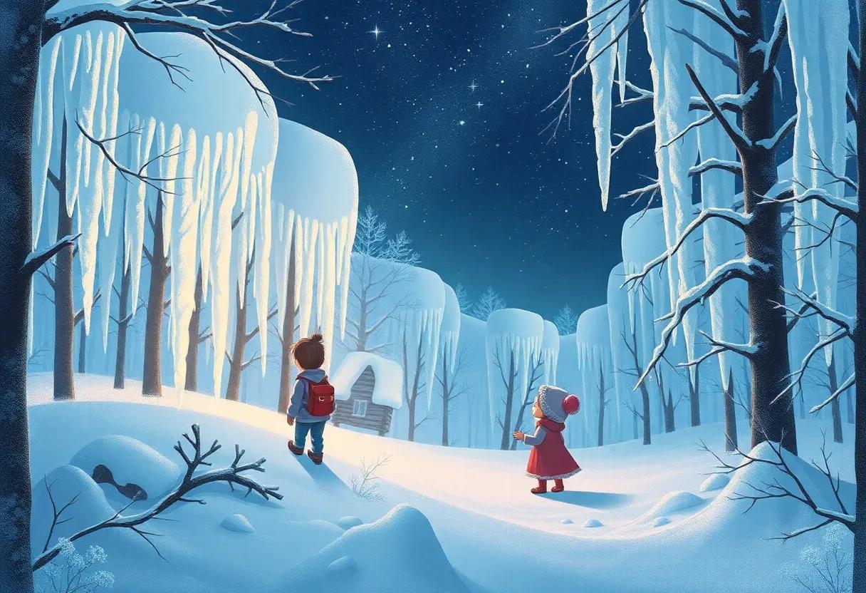 The Enchanted Winter Forest‍ Where Icicles Listen