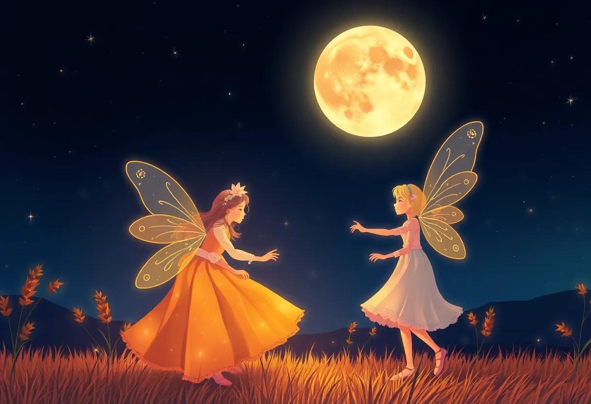 A Nighttime Dance Beneath ⁤the Shimmering Harvest Moon