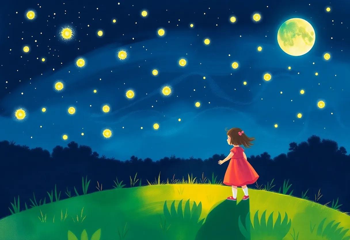 The Journey of Light from Brush to Night