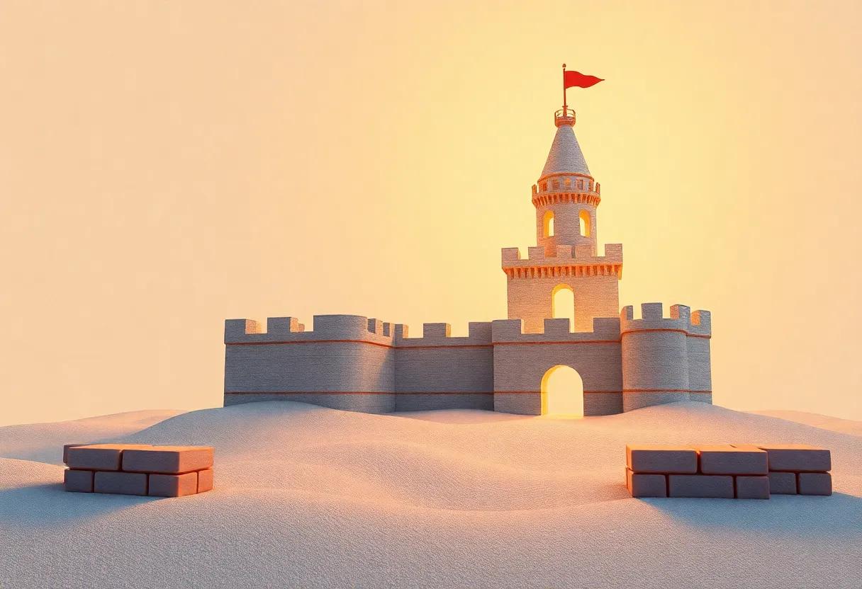 The Glow of Hope in Every Brick She Laid