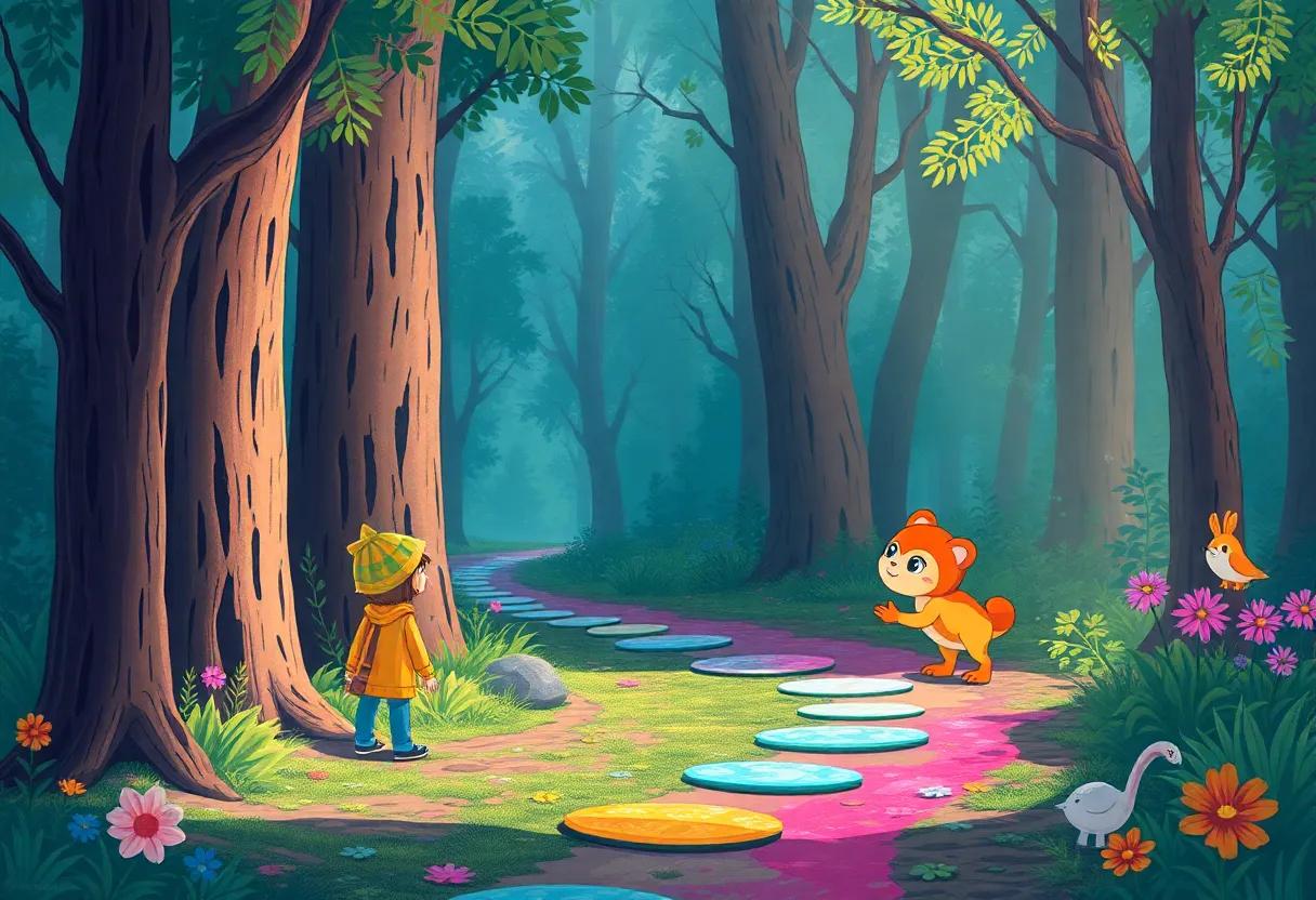 Meeting the Enchanted Creatures of the Rainbow Path