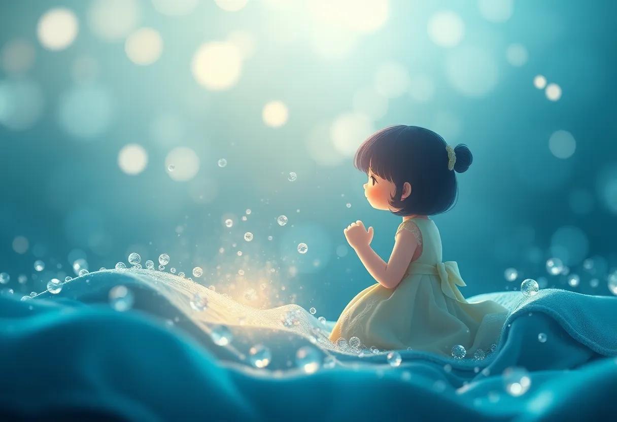 the Girl With Hands Gentle as Morning Breeze