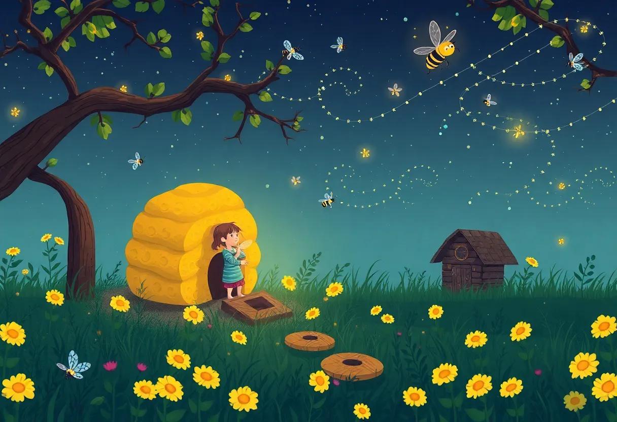 The Buzzing Bees Guide the Way to Wonders
