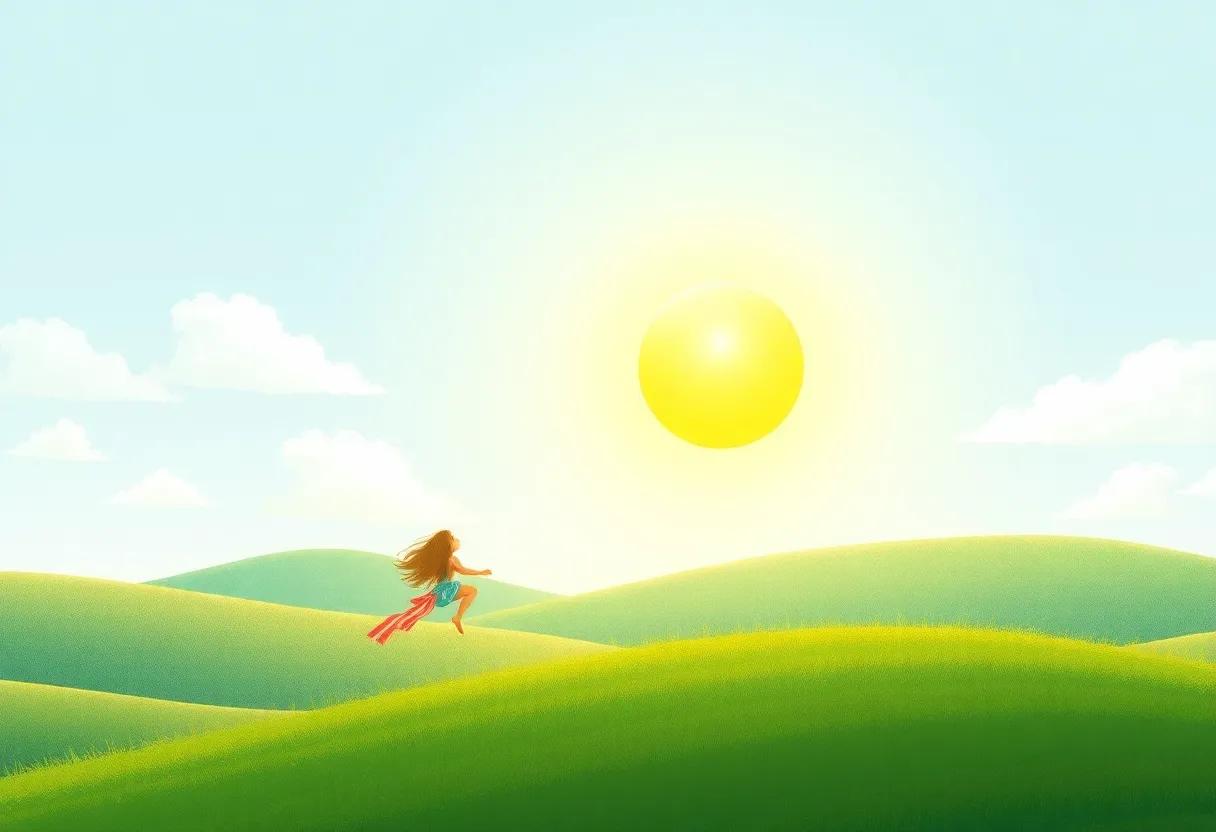 A Playful Breeze Carries Sunlit Laughter⁣ Across Rolling ‍Hills