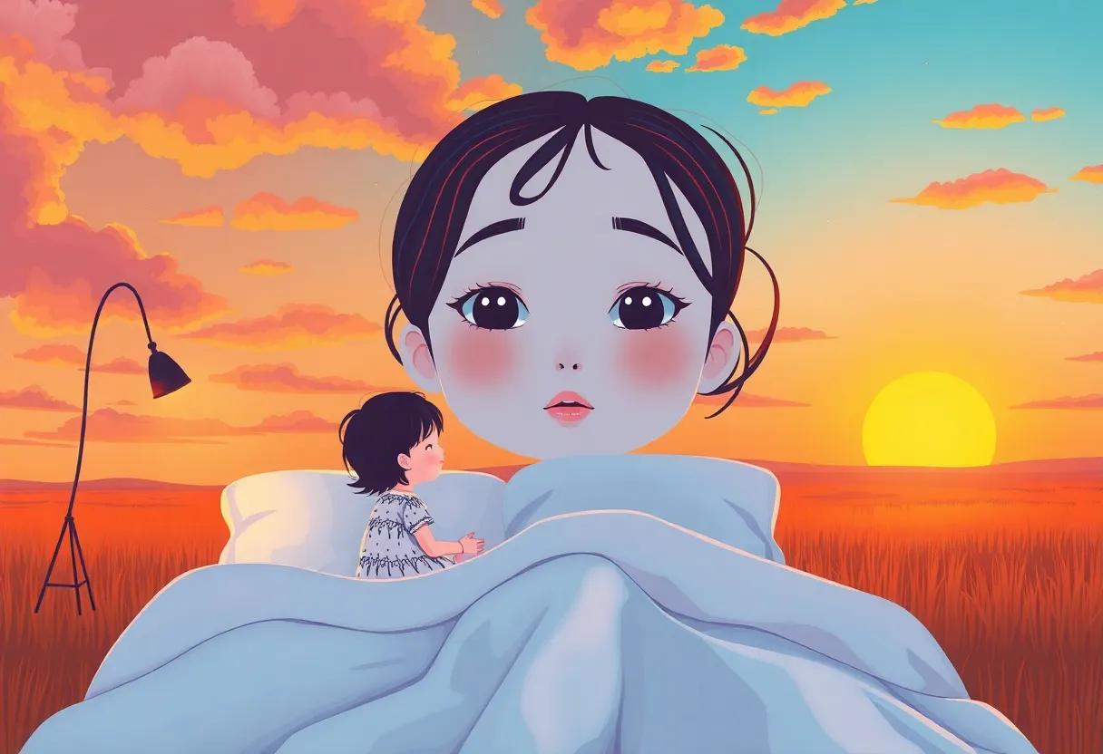 The Final Touches of Sunset's Gentle Glow