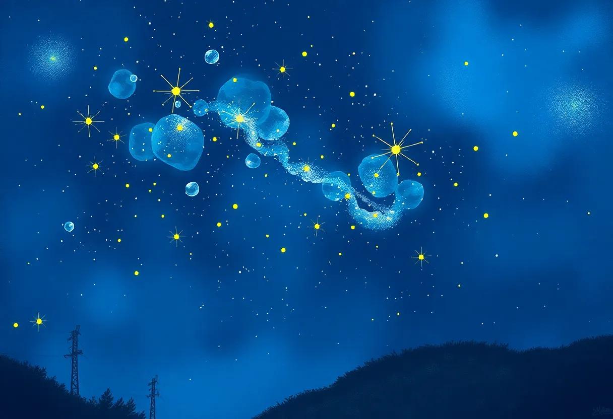 The Night Sky Transformed into a ⁤Living⁤ Painting