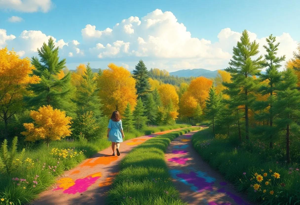 Bringing the Forest to Life with Every Color She Paints