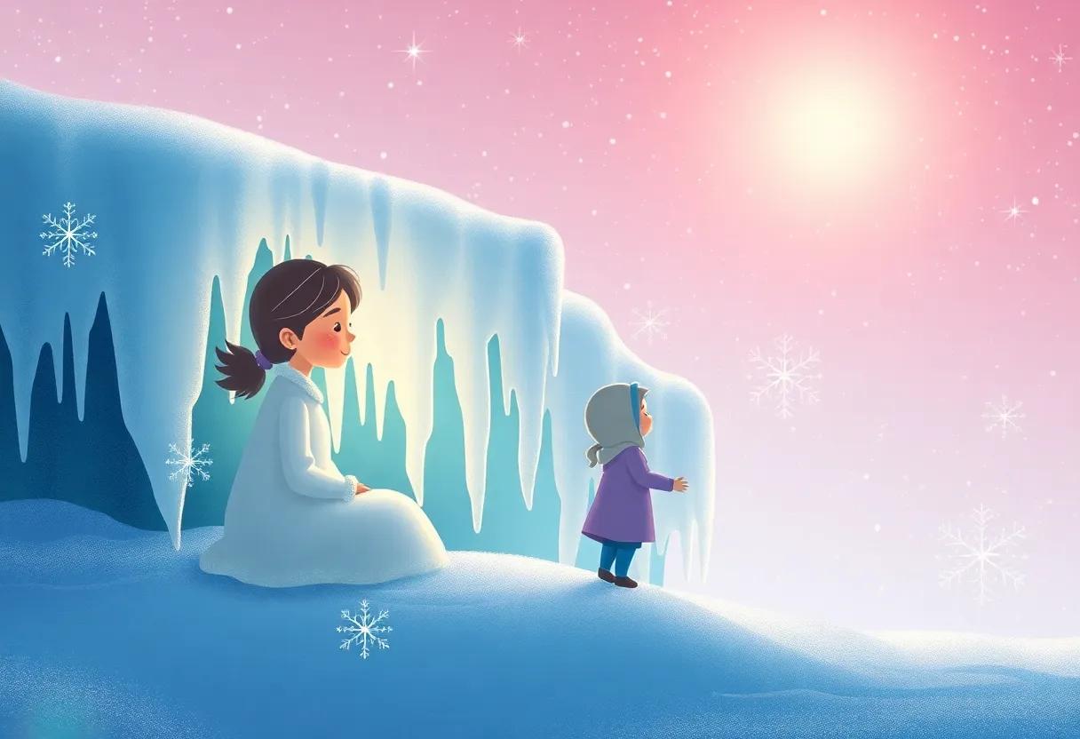 The girl with a Voice That Sparkled Like Frost