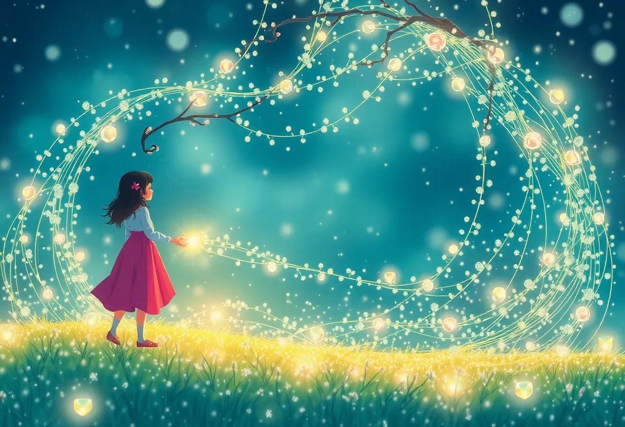 Threads of Dawn Spun Into Glimmering Jewels