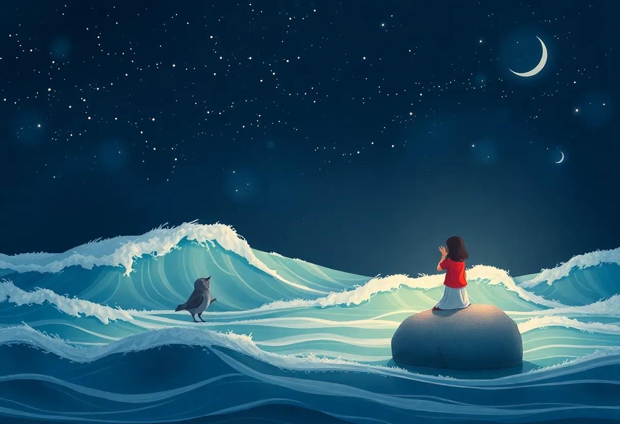 The Night the Waves ‍Sang Goodnight ​in Colors