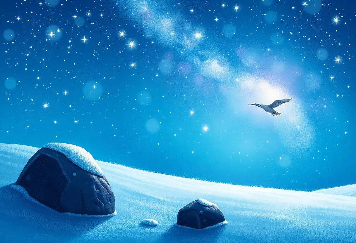 Stars Sparkling‍ with Icy Secrets
