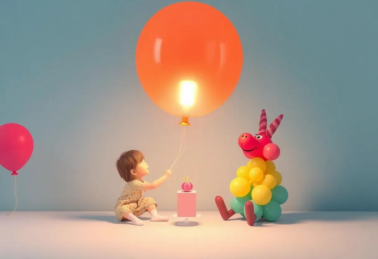 Meeting the Whimsical Balloon Creatures