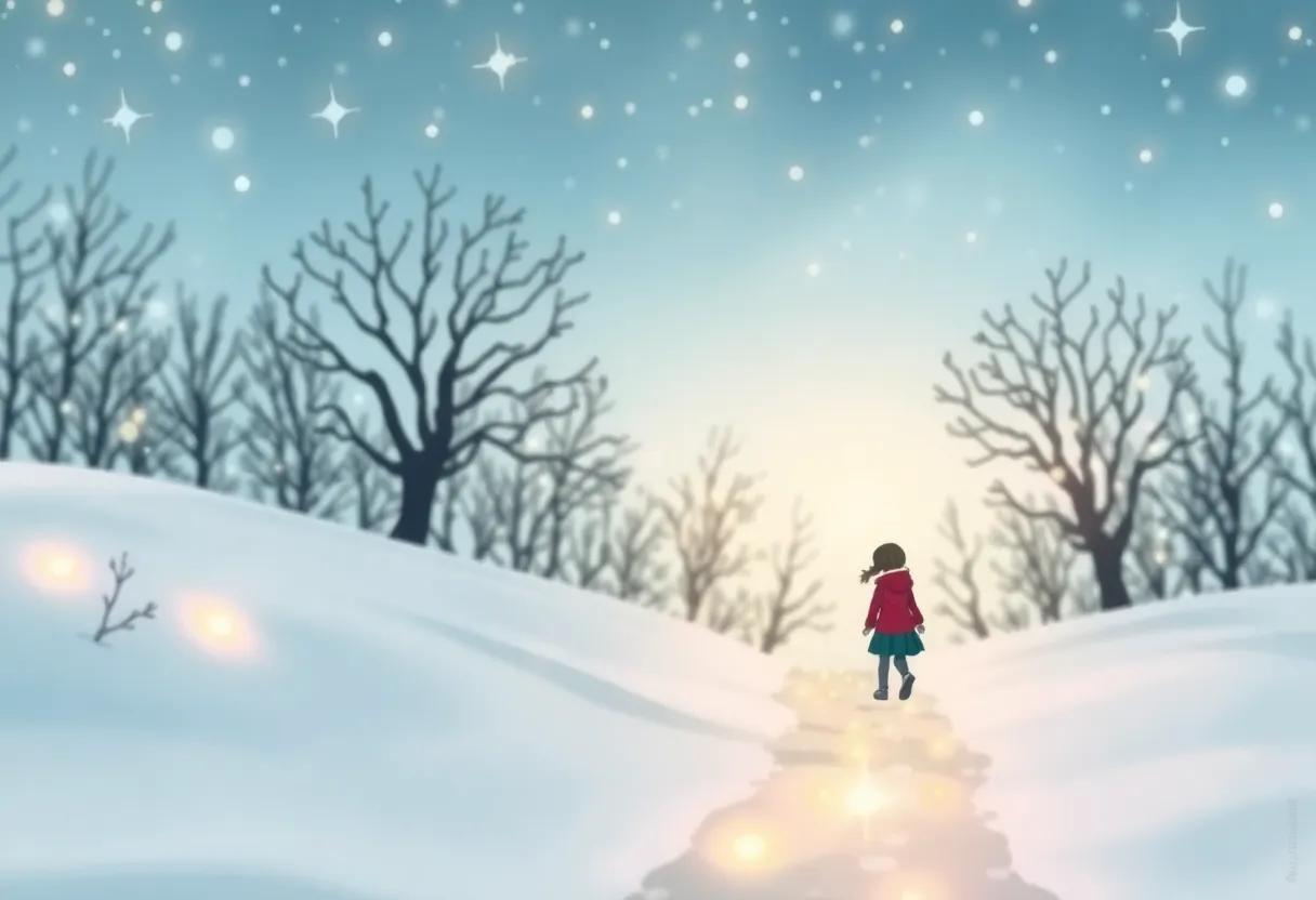 Discovering the Hidden Path of sparkling Lights