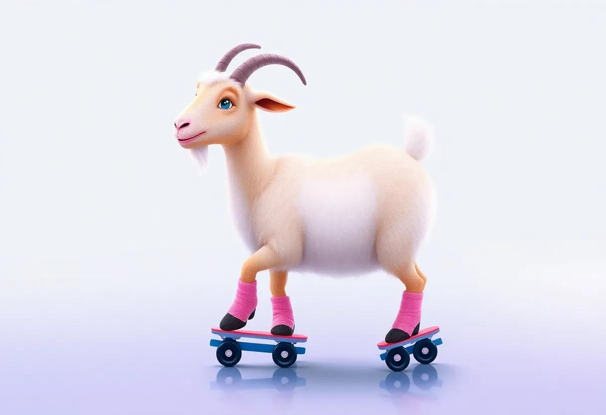A Proud Goat's shimmering Roller Dance