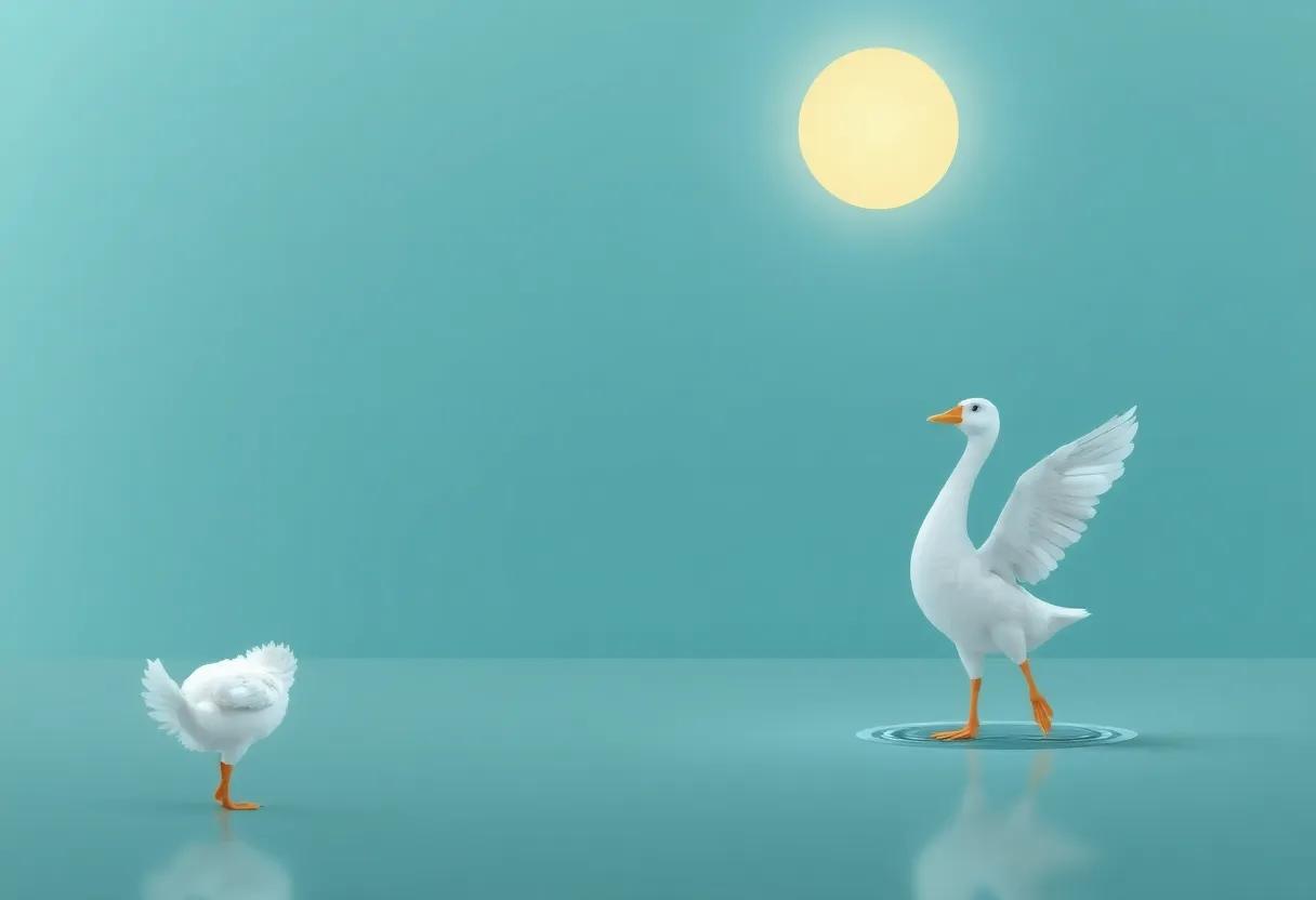 The Goose with a Graceful Dream