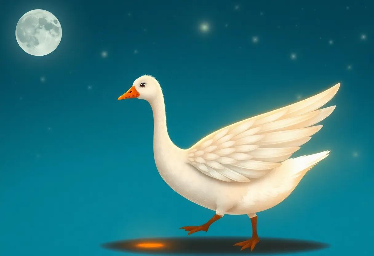 The Goose with the ‍Sparkling Eyes Who⁤ loved to⁣ Dance