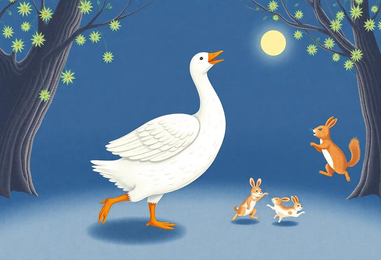 The Joyful Steps of hopping rabbits and Swaying ​Squirrels