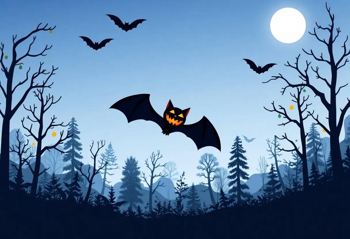 The Enchanting Forest Under​ a Moonlit⁤ Sky