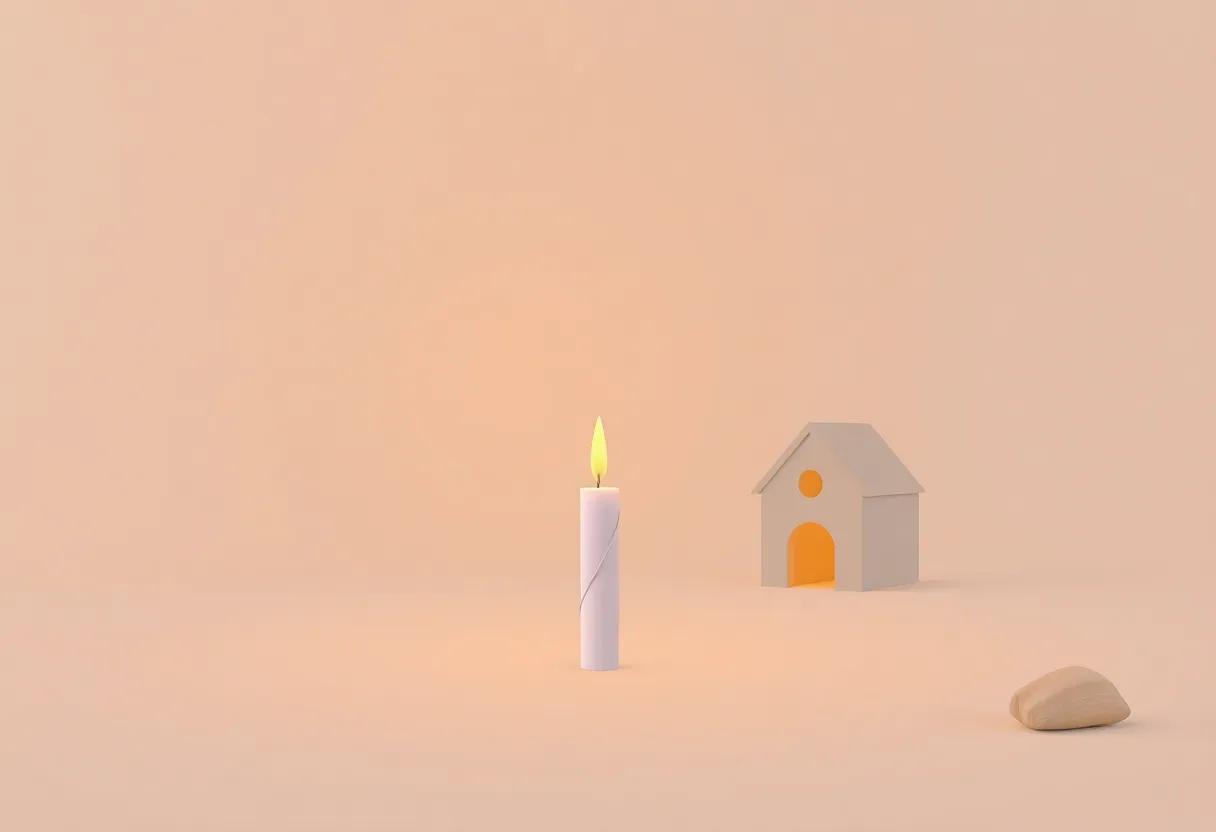 The Flickering Flame in the Quiet Village