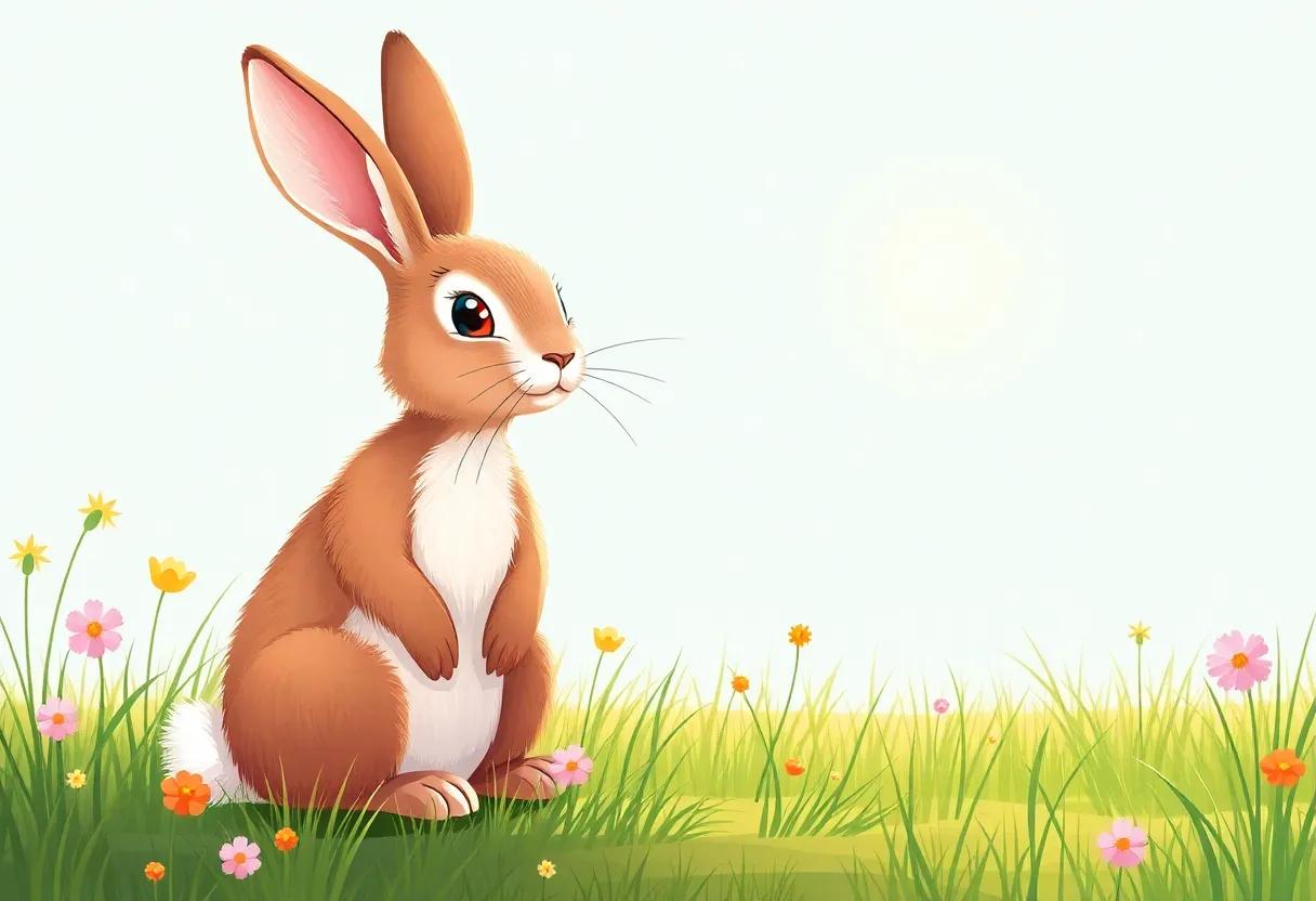The happy Hare's Bright Morning Smile