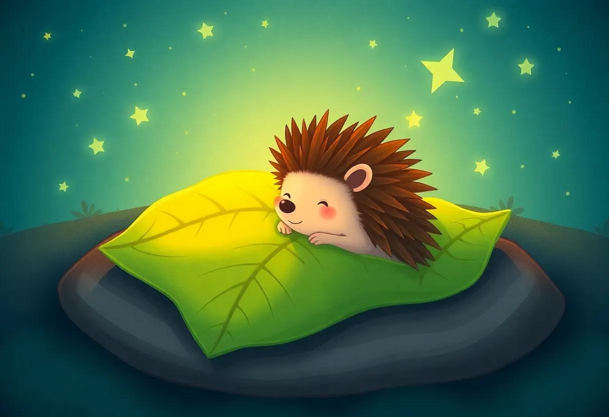 Snuggling into‍ a Warm, leafy Bed ⁢Under​ Twinkling Stars