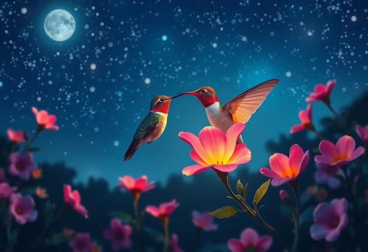 A Gentle Farewell Under the Starlit Sky