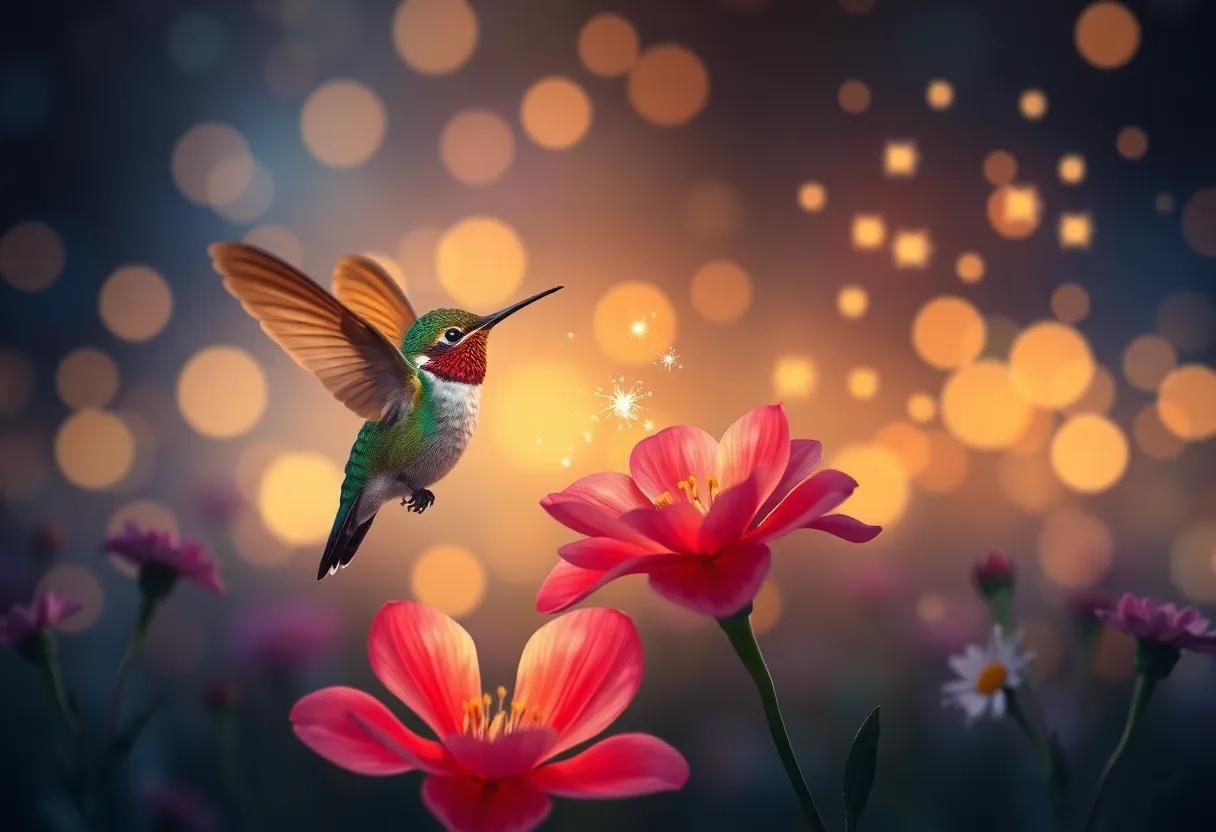 Twinkling Fireflies‍ Light Up the Twilight Meadow