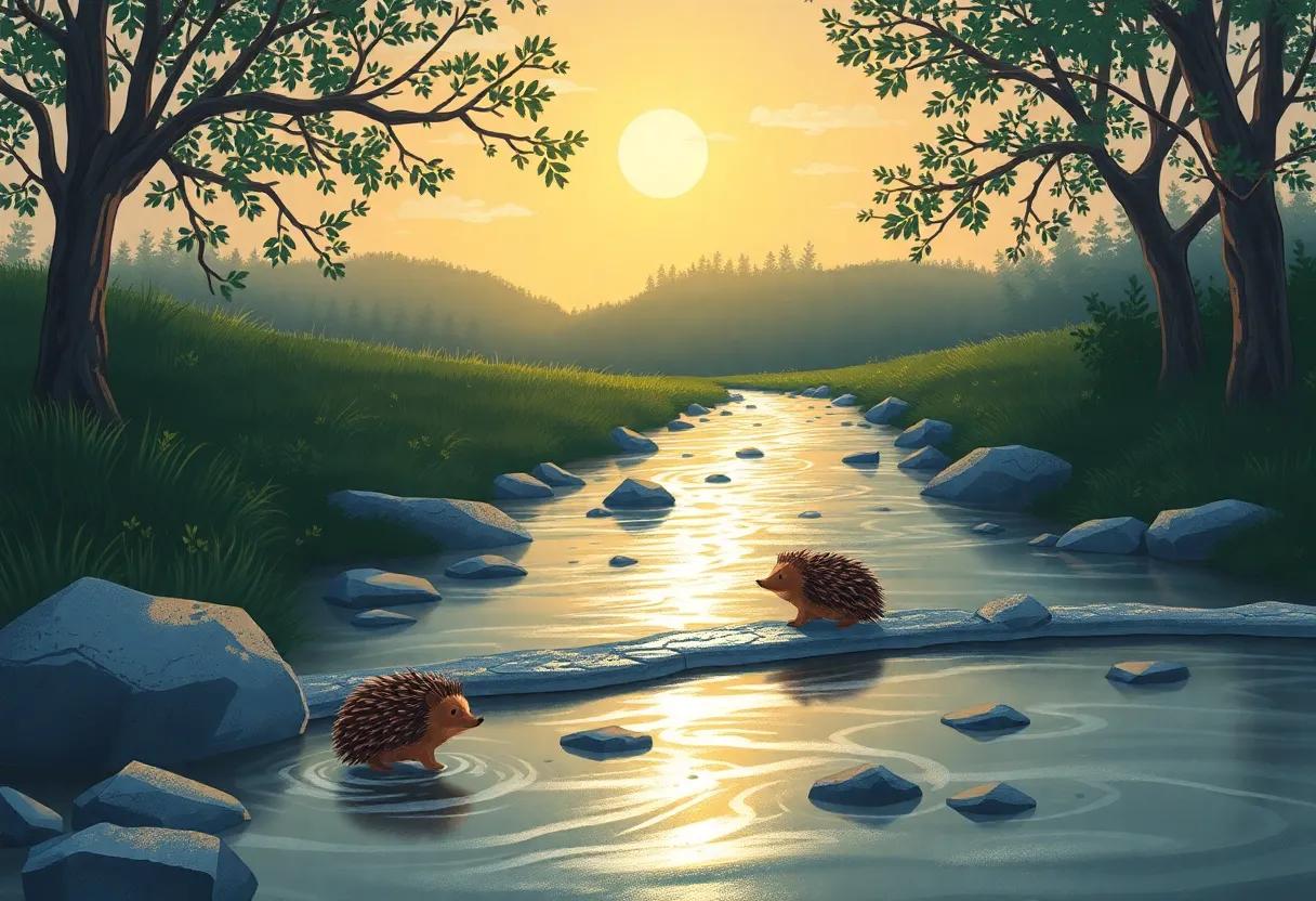 Crossing the Shimmering Stream with Cautious Steps