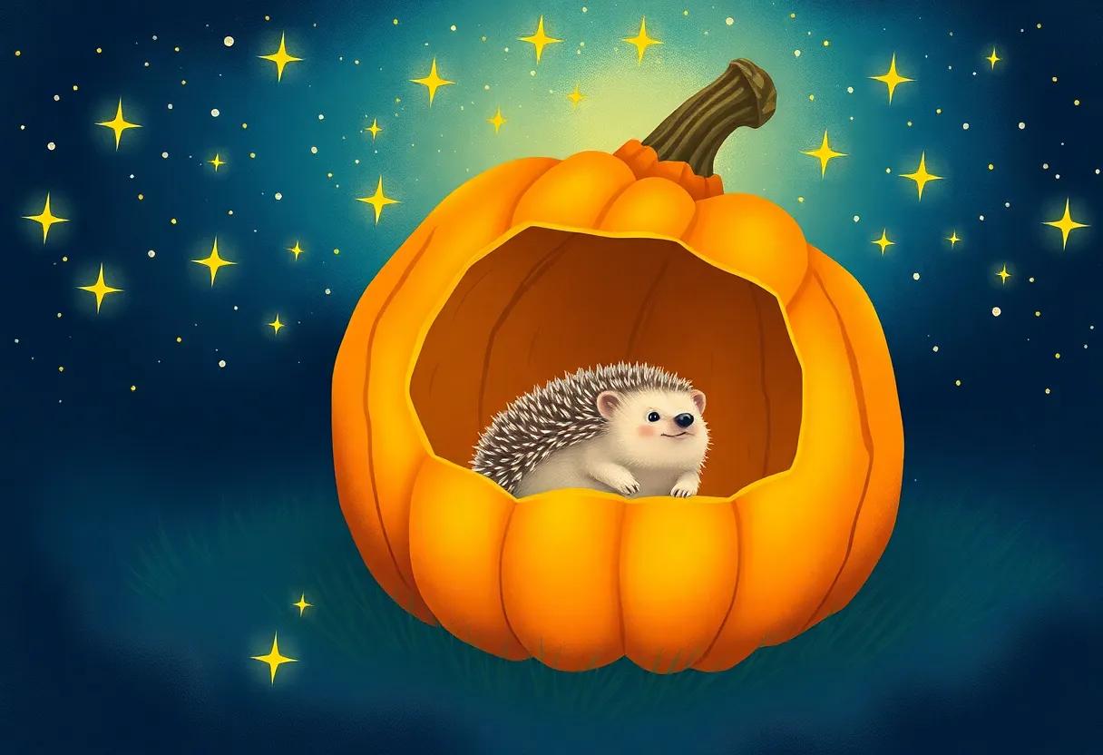 The Magical Starlit Ceiling Inside the Pumpkin