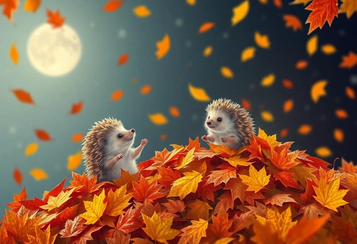 Dancing Together in Crunchy Autumn​ Leaves