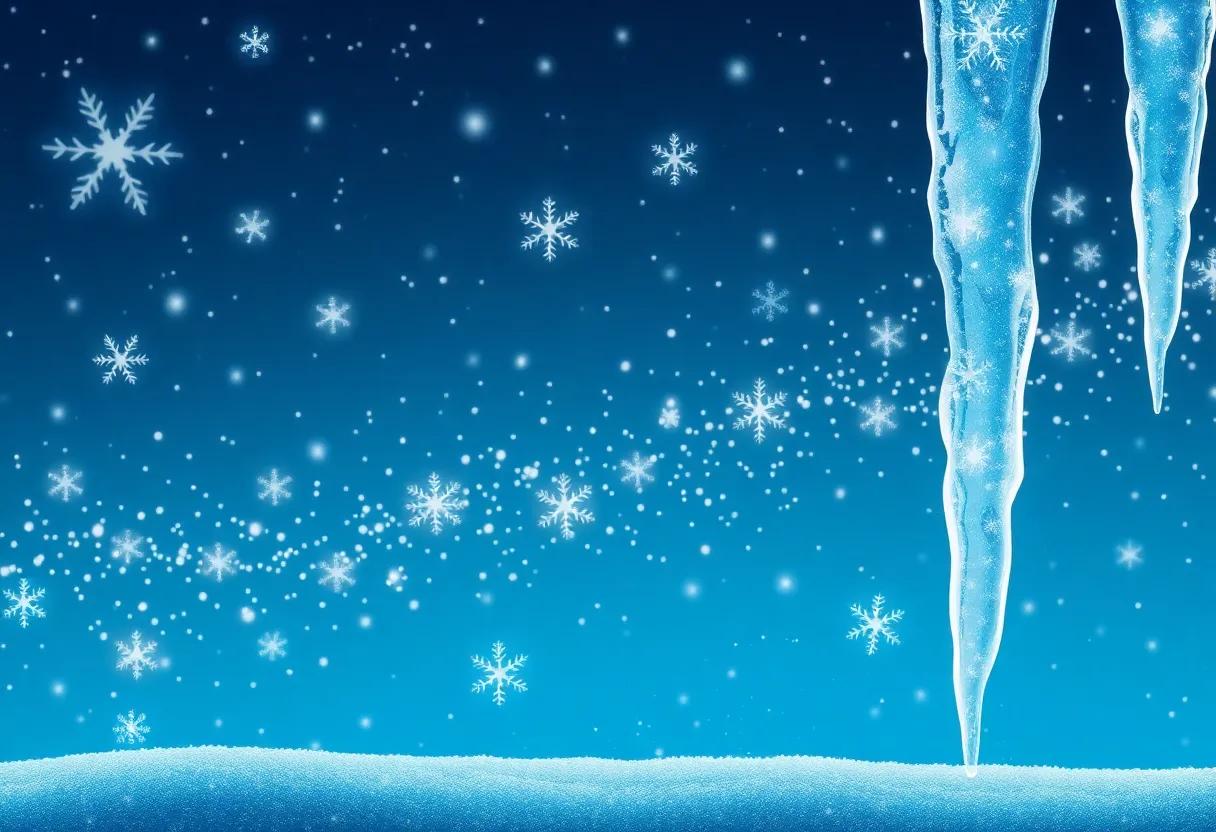 Dancing snowflakes Respond to the Secret‍ Tune