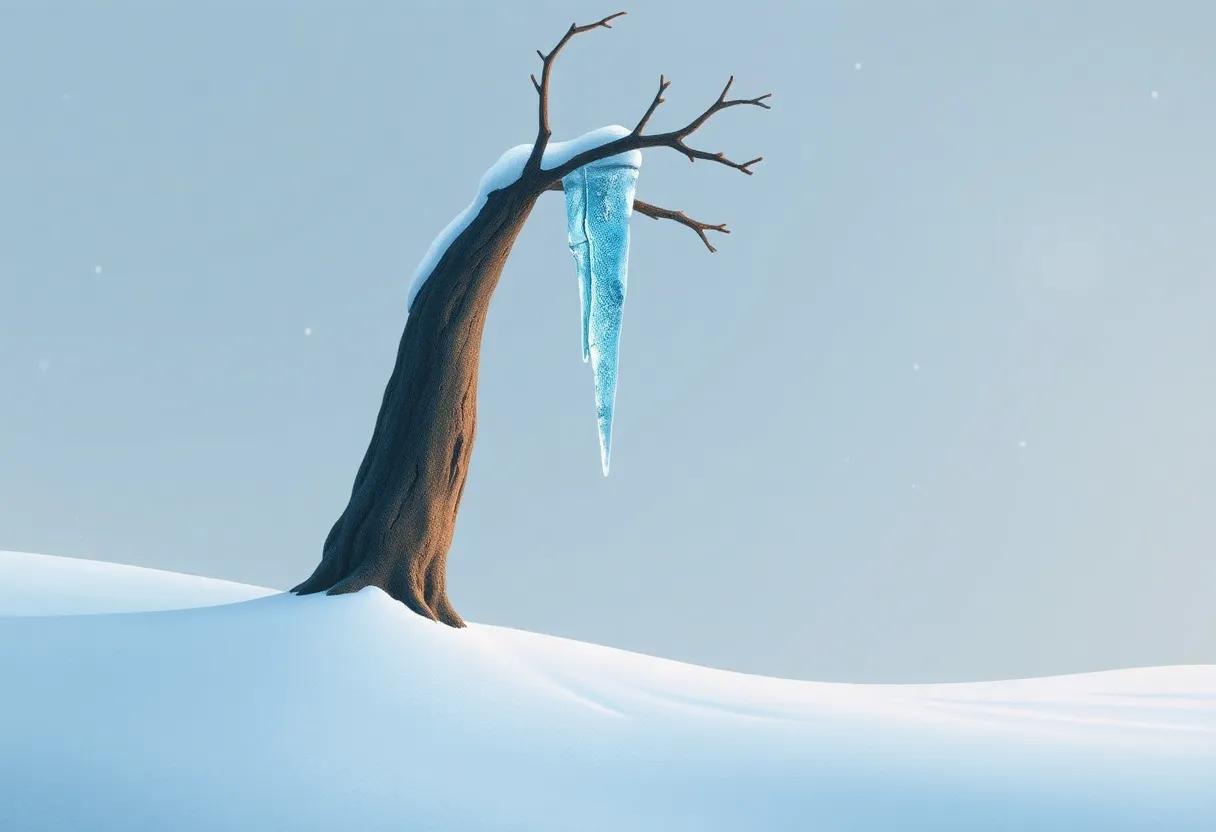 The enchanted Icicle Hanging⁤ from the Tallest Pine