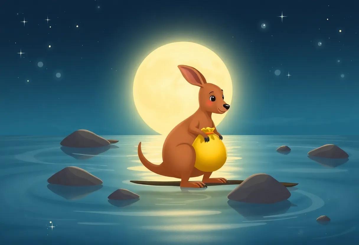 Crossing the ⁤Sparkling Moonlit River