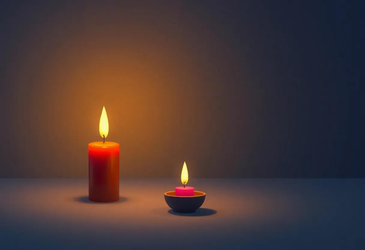 A Quiet Moment of⁣ Wishes Whispered to the Kwanzaa Candle