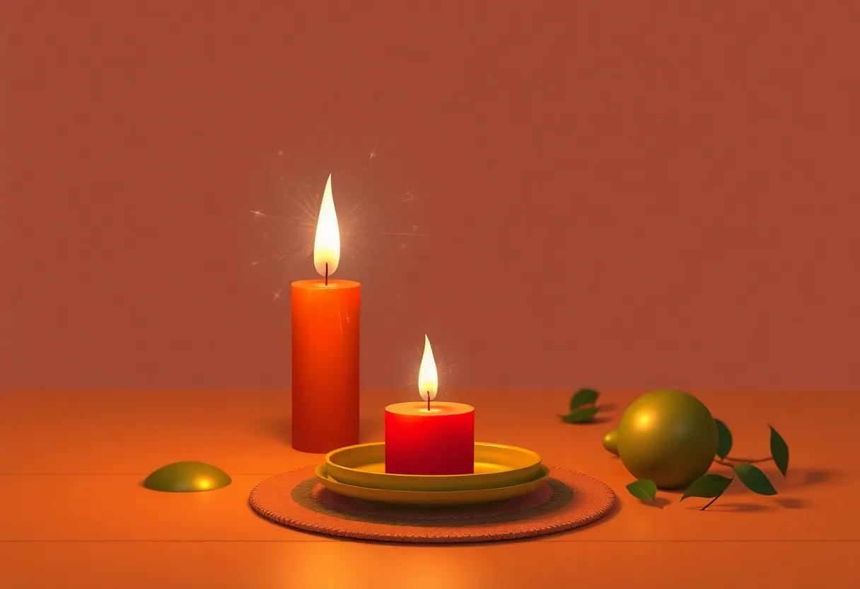 The Sparkling Symbols of Unity and Reflection ⁤on the‌ Table