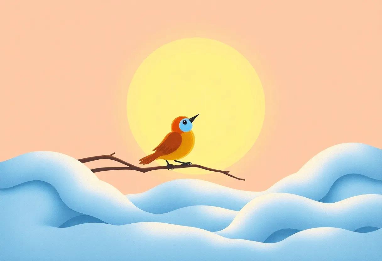 the Little Bird's ‌First Morning Wish