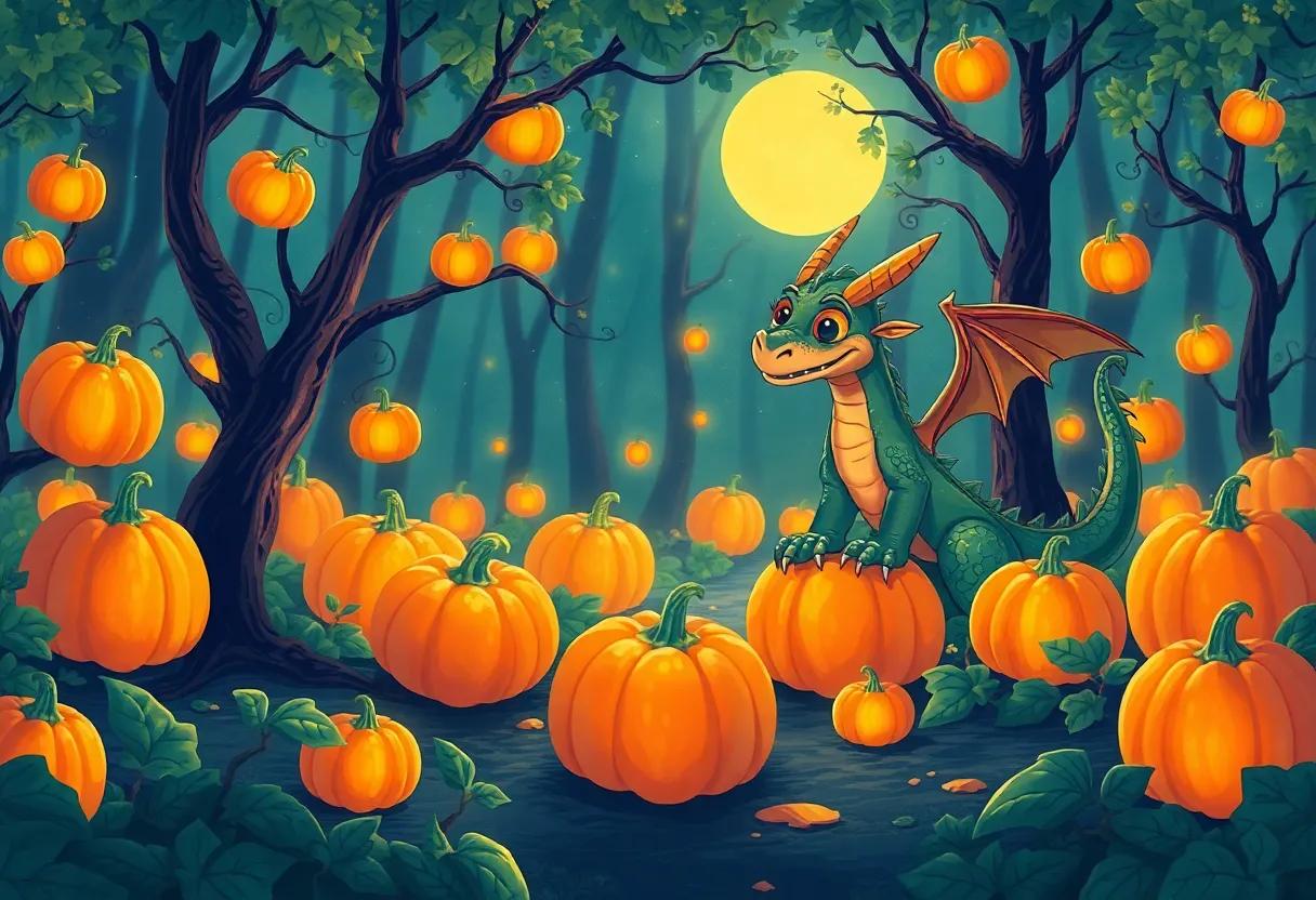 Discovering the Enchanted Forest of⁣ Glowing Pumpkins