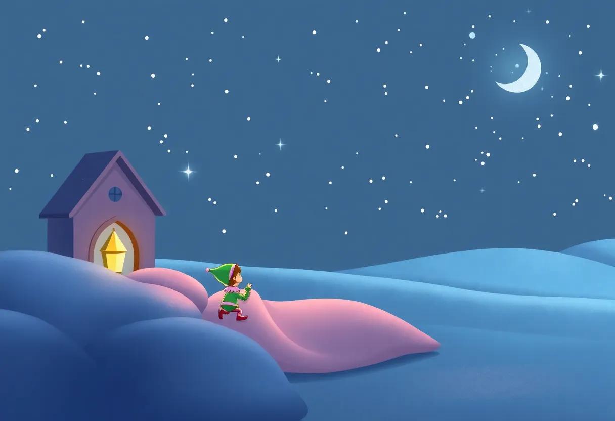 The Little Elf's Sparkling Lantern⁢ of Courage