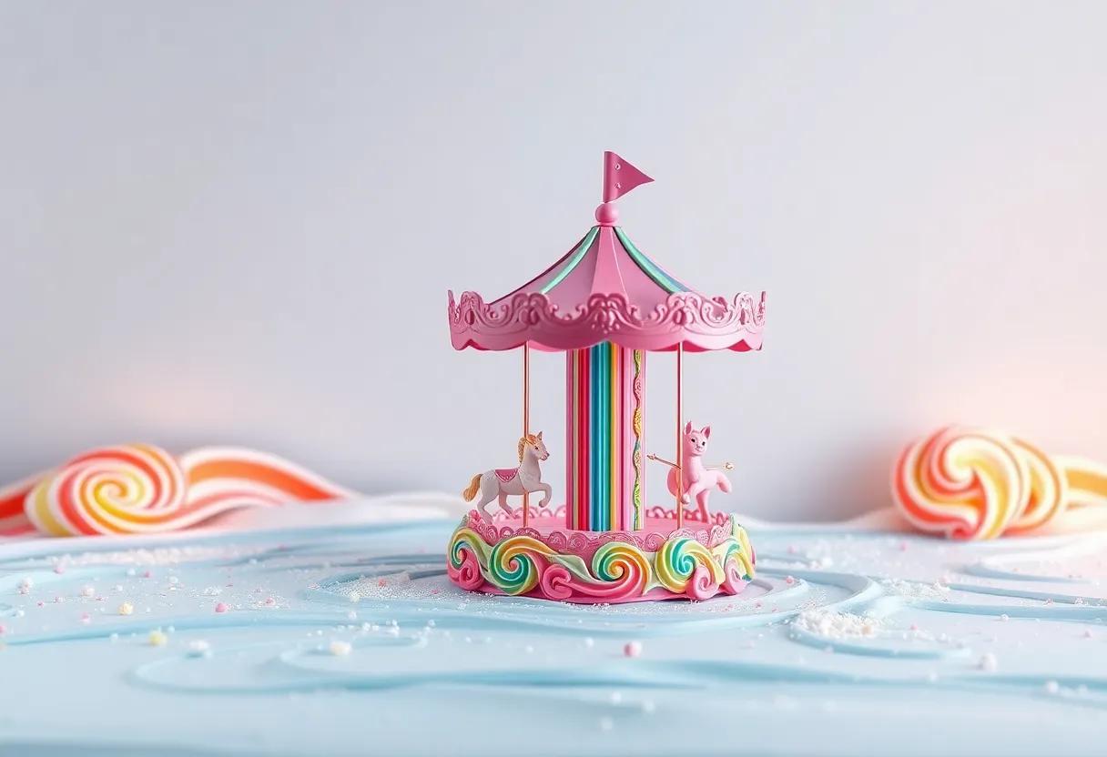 Bringing Color to Life with Swirls of Rainbow frosting