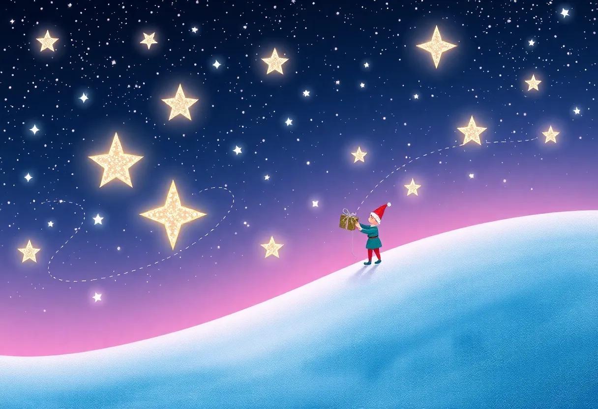 Discovering the Shimmering Blank Stars⁣ of Christmas